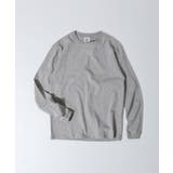 ヘザ-グレ- | CROSS & STITCH マックスウェイトロングスリーブTシャツ | TRUSS