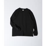 ブラック | CROSS & STITCH マックスウェイトロングスリーブTシャツ | TRUSS