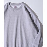 ヘザ-グレ- | CROSS & STITCH 10オンス ビックシルエットスウェットシャツ | TRUSS