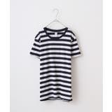 ホワイト×ネイビー | TRUSS ボーダーTシャツ | TRUSS