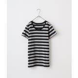 ヘザーグレー×ブラック | TRUSS ウィメンズボーダーTシャツ | TRUSS