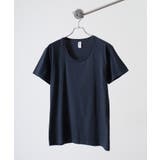 ネイビ- | TRUSS スリムフィットUネックTシャツ | TRUSS