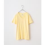 イエローヘーゼ | TRUSS スリムフィットVネックTシャツ | TRUSS