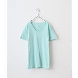 フロストスカイ | TRUSS スリムフィットVネックTシャツ | TRUSS