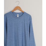 ヘザーブルー | TRUSS トライブレンド3/4スリーブTシャツ | TRUSS