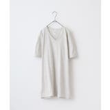 オートミール | TRUSS トライブレンドVネックTシャツ | TRUSS