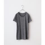 ヘザーブラック | TRUSS トライブレンドウィメンズTシャツ | TRUSS