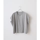 ヘザ-グレ- | TRUSS スリーブレスワイドTシャツ | TRUSS
