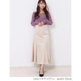 ベロア×エクリュ | きれいめ マーメイドスカート 大人 | Fetchcollectionボトムス専門店