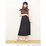 ブラック | 大人 可愛い プリーツきれいめ | Fetchcollectionボトムス専門店