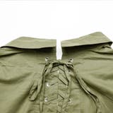 ビッグタイプ抜き襟後レースアップシャツワンピース シック シンプル | Fetchcollectionボトムス専門店 | 詳細画像10