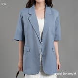 麻調合繊半袖ジャケット アウター 羽織り | Fetchcollectionボトムス専門店 | 詳細画像5