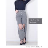 ライトオンスデニム 破れ加工ペインターワイドバギーパンツ | Fetch | 詳細画像14