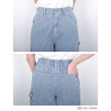 ライトオンスデニム 破れ加工ペインターワイドバギーパンツ | Fetch | 詳細画像18
