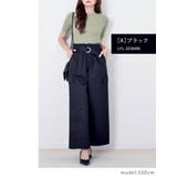綿ツイル 共ベルト付き カーゴポケ付ワイドパンツ | Fetch | 詳細画像6