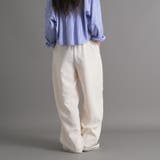 バレルレッグプルオンパンツ  カーブパンツ ワイドパンツ | Fetchcollectionボトムス専門店 | 詳細画像3 