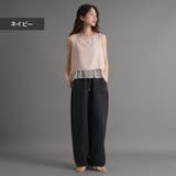 バレルレッグプルオンパンツ  カーブパンツ ワイドパンツ | Fetchcollectionボトムス専門店 | 詳細画像4 