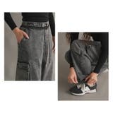 ゆったりシルエットカーゴパンツ スラブデニム デニム | Fetchcollectionボトムス専門店 | 詳細画像10
