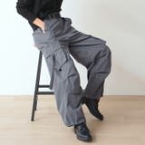 合皮ベルトカーゴパンツ スタッズ付 紐垂れデザイン | Fetchcollectionボトムス専門店 | 詳細画像7 