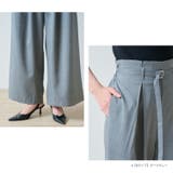 リネンライクイージーパンツ  ワイドパンツ レディース | Fetchcollectionボトムス専門店 | 詳細画像11 