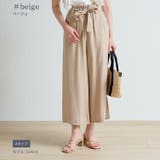 リネンライクイージーパンツ  ワイドパンツ レディース | Fetchcollectionボトムス専門店 | 詳細画像2 