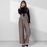 [B]ライトブラウン | サスペンダー付き ワイドパンツ きれいめ | Fetchcollectionボトムス専門店