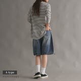 スラブデニムハーフパンツ  バレルタイプ ゴムストッパー | Fetchcollectionボトムス専門店 | 詳細画像3 