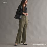 サイドレースアップフレアパンツ  マシュマロタッチ スエード | Fetchcollectionボトムス専門店 | 詳細画像4 