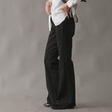 サイドレースアップフレアパンツ  マシュマロタッチ スエード | Fetchcollectionボトムス専門店 | 詳細画像9 