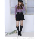 [B]ブラック | ベルト付き きれいめ ショートパンツ | Fetch