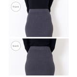 リブニット 裾ペプラムスカート レディース | Fetchcollectionボトムス専門店 | 詳細画像13