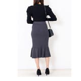 リブニット 裾ペプラムスカート レディース | Fetchcollectionボトムス専門店 | 詳細画像7