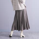 マシュマロタッチフェイクスエード エスカルゴ切替 スカート | Fetchcollectionボトムス専門店 | 詳細画像7