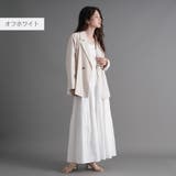 ナチュラルワッシャー 斜め切替ティアードロングスカート レディース | Fetch | 詳細画像10