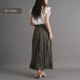 クリンクルワッシャースカート ロングスカート スカート | Fetchcollectionボトムス専門店 | 詳細画像6 