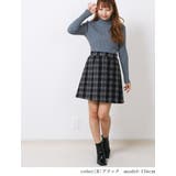 [B]ブラック | チェック 大人 可愛い | Fetchcollectionボトムス専門店