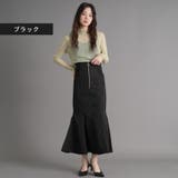 前ZIP開き リブ使い マーメイドスカート | Fetch | 詳細画像6