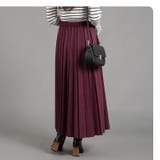 マシュマロタッチスエード ランダムプリーツロングスカート 90cm丈 | Fetchcollectionボトムス専門店 | 詳細画像9 