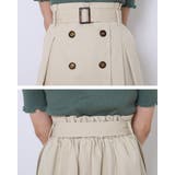 ツイル 共ベルト付き トレンチスカート | Fetchcollectionボトムス専門店 | 詳細画像12