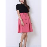 ツイル 共ベルト付き トレンチスカート | Fetchcollectionボトムス専門店 | 詳細画像3