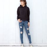 破れ加工 スキニー デニム | Fetchcollectionボトムス専門店 | 詳細画像2 