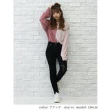 ダメージ加工スキニーパンツ きれいめ ダメージデニム | Fetch | 詳細画像3 