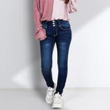 [A]ネイビー | きれいめ ハイウエスト大人 可愛い | Fetchcollectionボトムス専門店