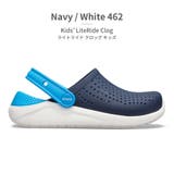 Navy/White_462 | crocs Kids LiteRide Clog キッズ ライトライド | つるや