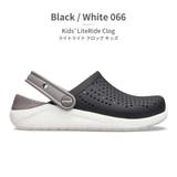 Black/White_066 | crocs Kids LiteRide Clog キッズ ライトライド | つるや