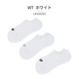WT_ホワイト | 靴下 3Pソックス LAS35703 new balance 3足セット | つるや