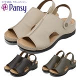 パンジー サンダル レディース BB5973 Pansy 厚底 サボ | つるや | 詳細画像1