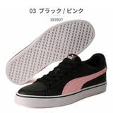 03_ブラック/ピンク | プーマ スニーカー Vコートバルク PUMA | つるや