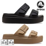 crocs BROOKLYN SANDAL LOW WEDGE | つるや | 詳細画像1 