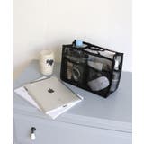 ブラック | メッシュバッグインバッグ大 | TRYSIL